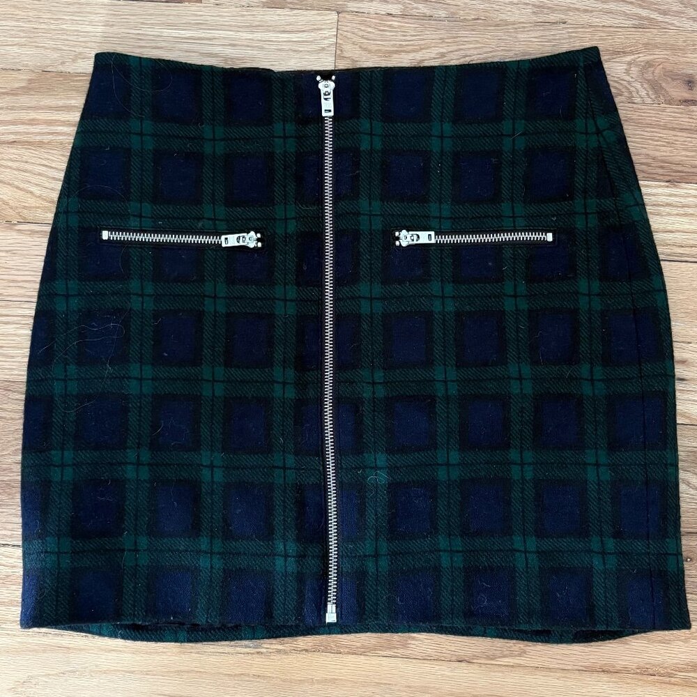 Madewell Plaid mini skirt